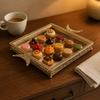 Ornate Tray Elegant Decorative Mirror Serving Tray Ornate Fruit Platter Luxury Look Home Decor Easy To Clean for Living Room