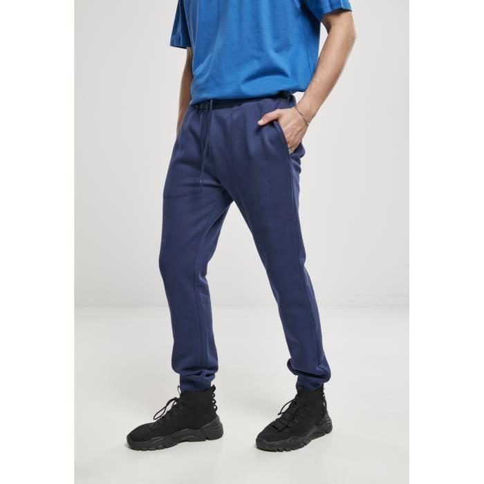 Pantalon de jogging - Urban Classics - Organic Basic - Bleu foncé - Homme - Confortable et écologique