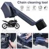 Bike Chain Cleaner Bicycle Motorcycle Chain Cleaning Brush Dual Heads Cycling Cleaning Kit Chain Cleaner Scrubber Tool Kit