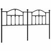 Replacement Headboard Metal Black 160 Cm