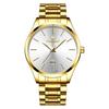 Fengzun Ultra-Thin Black Quartz Mesh Strap Waterproof Men's Watch
