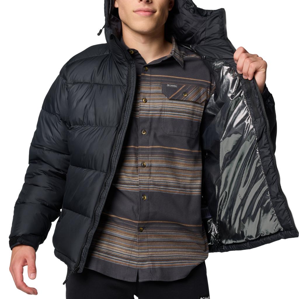 Columbia Pike Lake II Hooded Jacket, Mens black Jacket