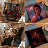 End Of Joe Keery Steve Harrington Print Throw Pillow Cover Square Cushion Case For Living Room Bedroom Decor