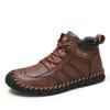 Autumn and winter large size men's medium top Martin boots outdoor casual shoes stitched men's shoes