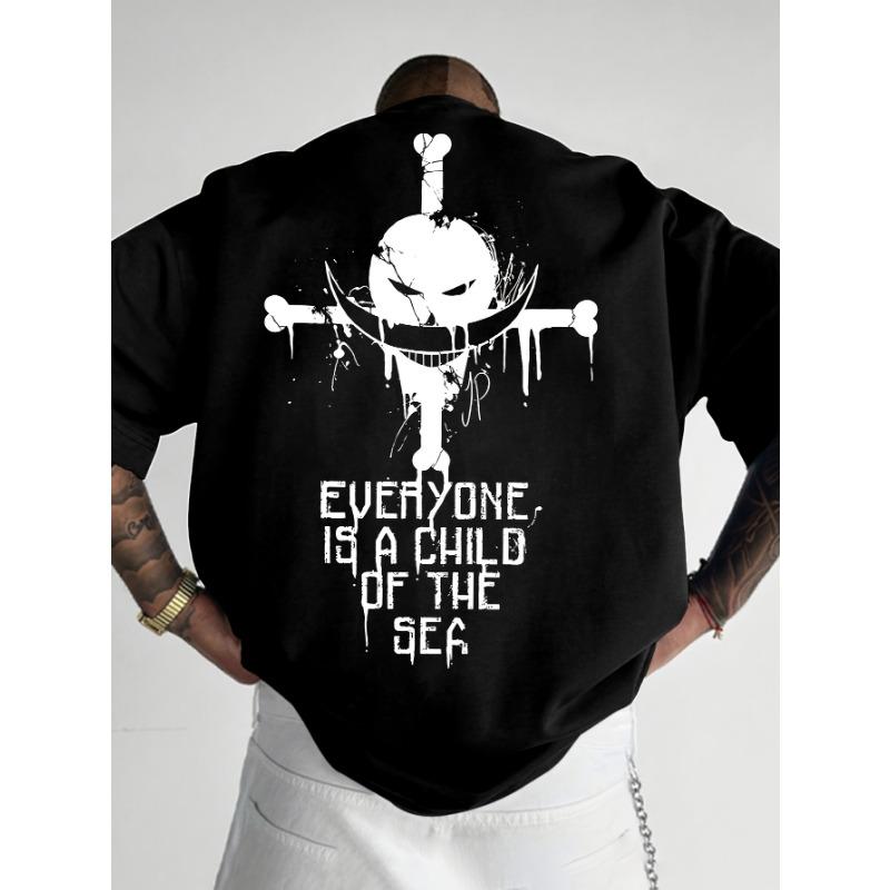 

Animation Derivatives Edward Newgate Printed Short Sleeve T-Shirt Men s and Women s 2025 Summer New Fashion Cotton Top XXL чорний