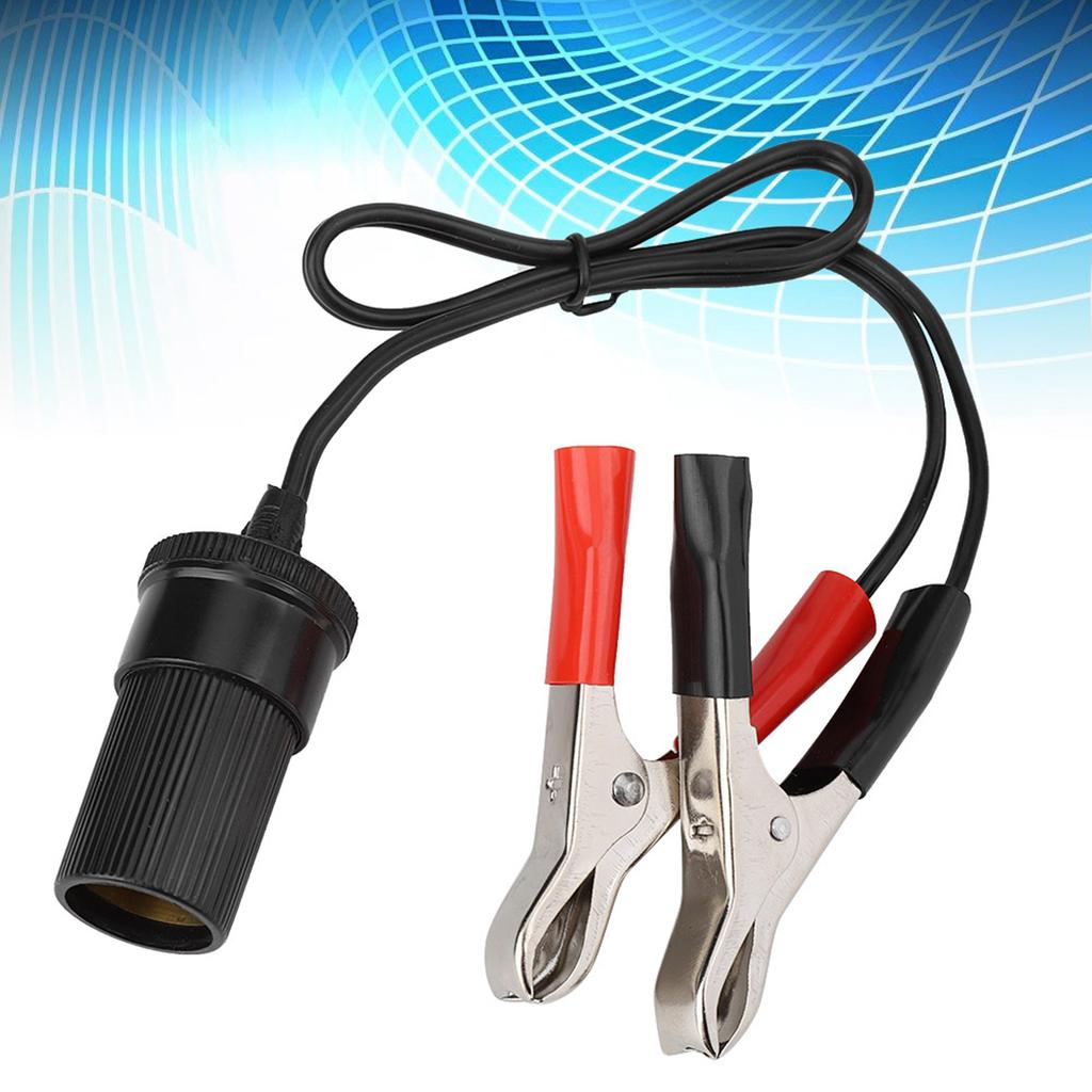 12V Car Battery Clip On Adapter Cigarette Socket Lighter Travel Charger