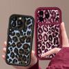 Shockproof Phone Case For iPhone 17 Pro Max Case iPhone 16 15 14 13 Pro Max 11 17e 16e Leopard Print Soft Silicone Bumper Cover