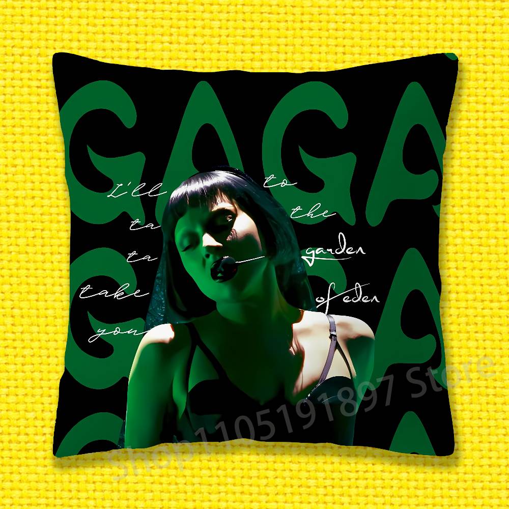 

L-Lady Gaga Mayhem Наволочка для декоративной подушки 30x30см 40x40см 45x45см 50x50см 55x55см Квадратная наволочка для диванной подушки 30cmx30cm