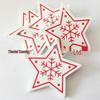 DIY Wooden Christmas Ornaments: Snowflake, Heart, and Star Pendants