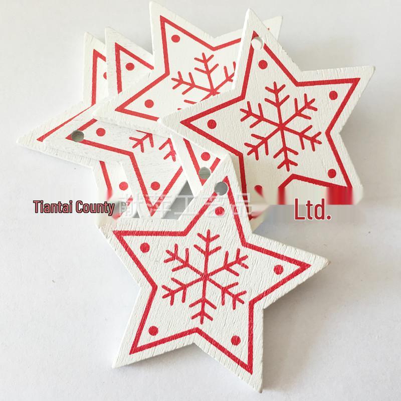 DIY Wooden Christmas Ornaments: Snowflake, Heart, and Star Pendants