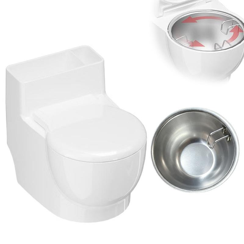 

Туалетная миска для кошки, Автоматическая поилка для питомцев в форме туалета для кошек и собак, Маленькая смешная миска для собак и кошек, Веселая гравитационная