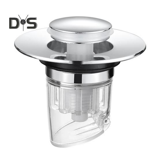 

Стопор для умывальника Push-Type Design Bouncing Core Technology Stopper для предотвращения повреждения водой Home Cream Cover серебряный