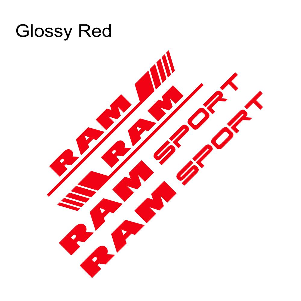 

Car Stickers For Dodge RAM 1500 2500 3500 Rebel TRX Pickup Body Side Kit Styling Decor Decal Truck Vinyl Cover Auto Accessories