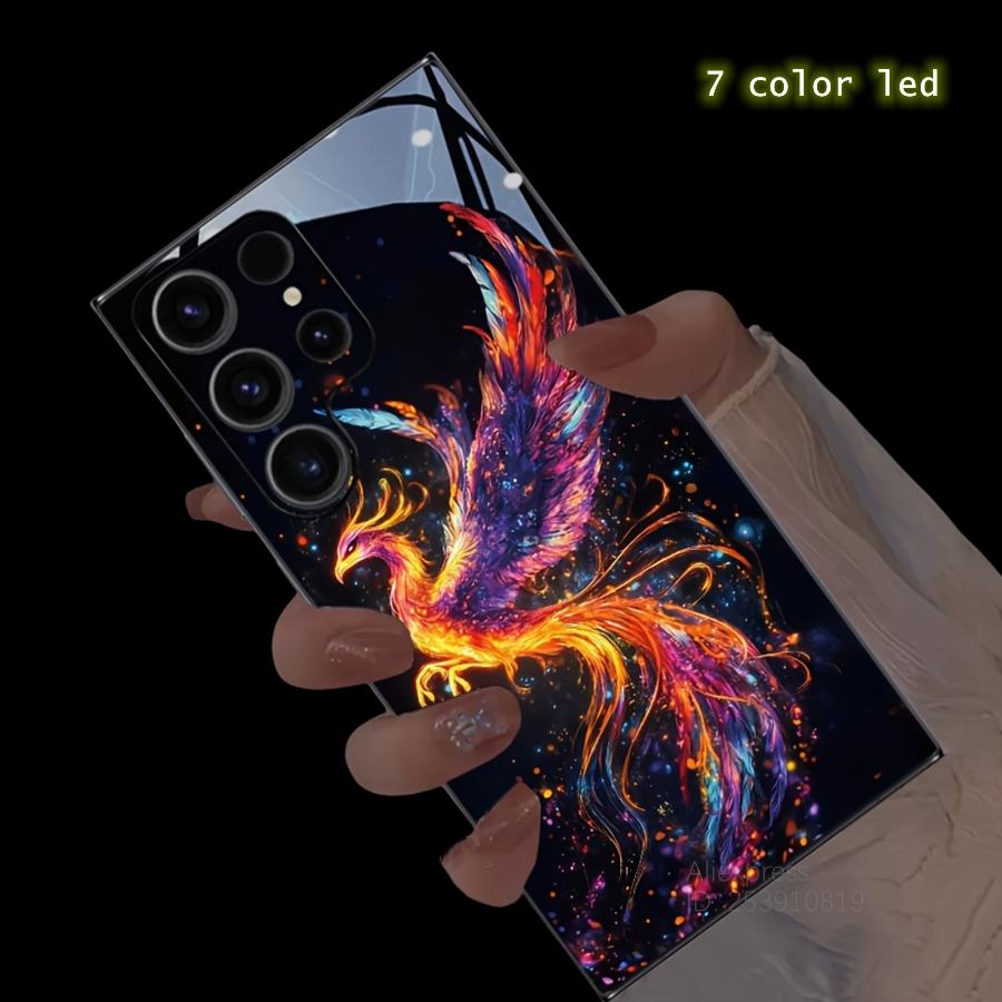 

Для Xiaomi Poco X7 Pro 5G Чехол со светодиодной подсветкой Животное Чехол для телефона Для Pocophone Poko Little X7Pro X 6 X5 Pro F6 F7 F5 Задняя крышка Xiaomi 14T pro