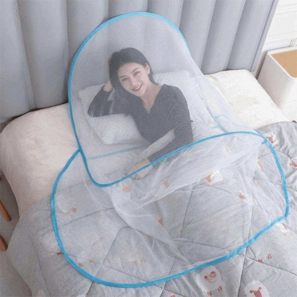 Lightweight Folding Mosquito Net Breathable Mesh Anti-Mosquito Head Cover Travel