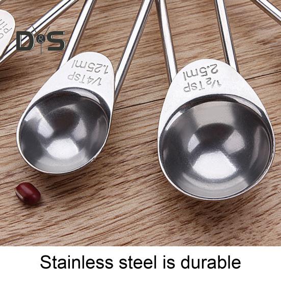 1 Set Measure Scoop Accurate Widely Applied Reusable Engraved Marking Measuring Scoop