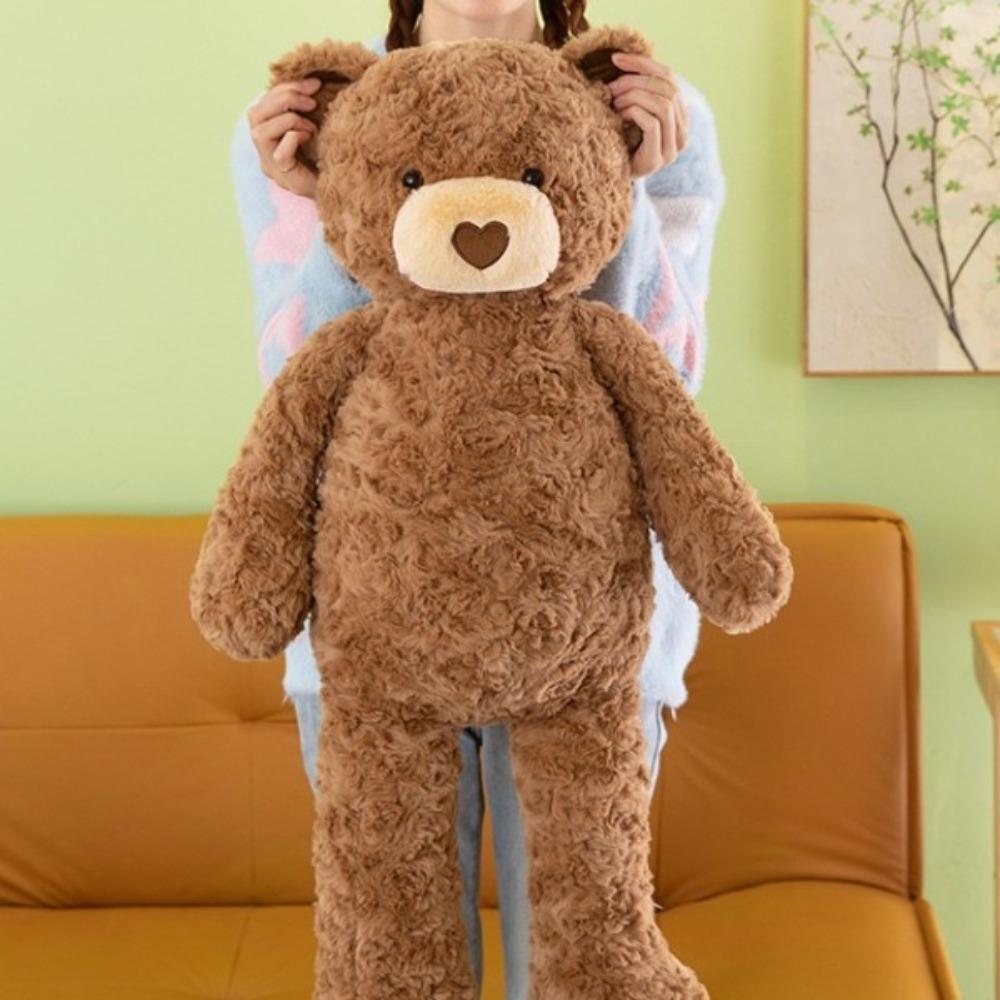 Heart Plush Bear Doll Stuffed Stuffed Animal Pillow Sleep Pillow Bear Plush Toy Sofa Decoration