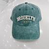American embroidery letter retro washed baseball cap female trend couple men's cap versatile sunshade sunscreen hat