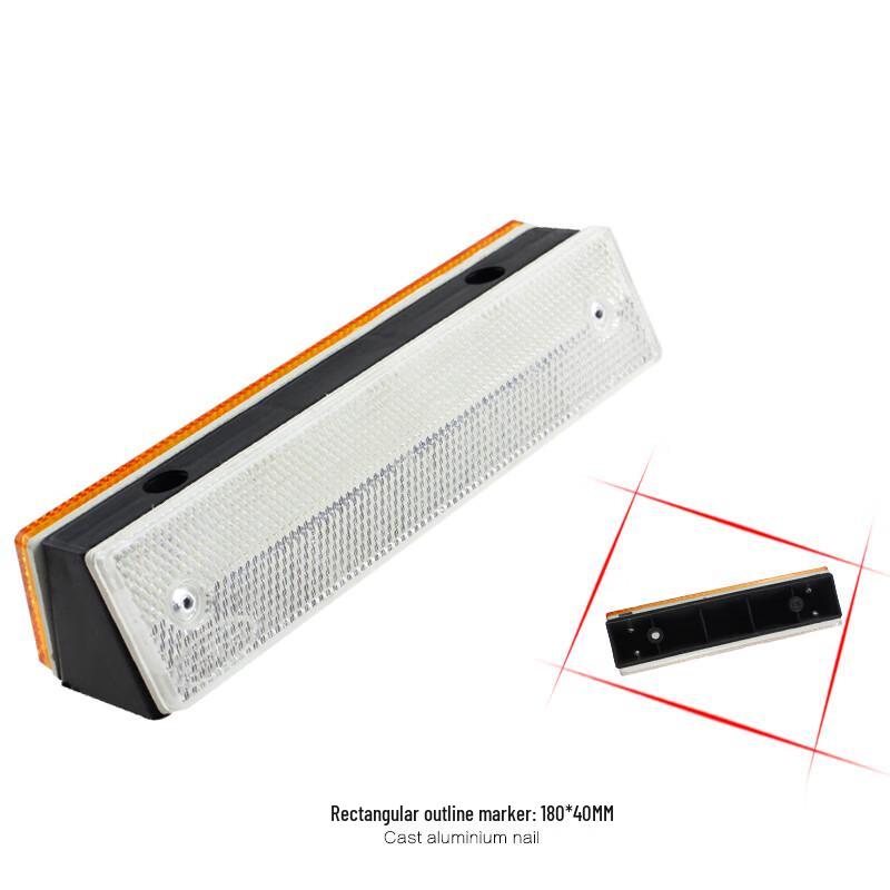 Rectangular Plastic Road Reflector Marker