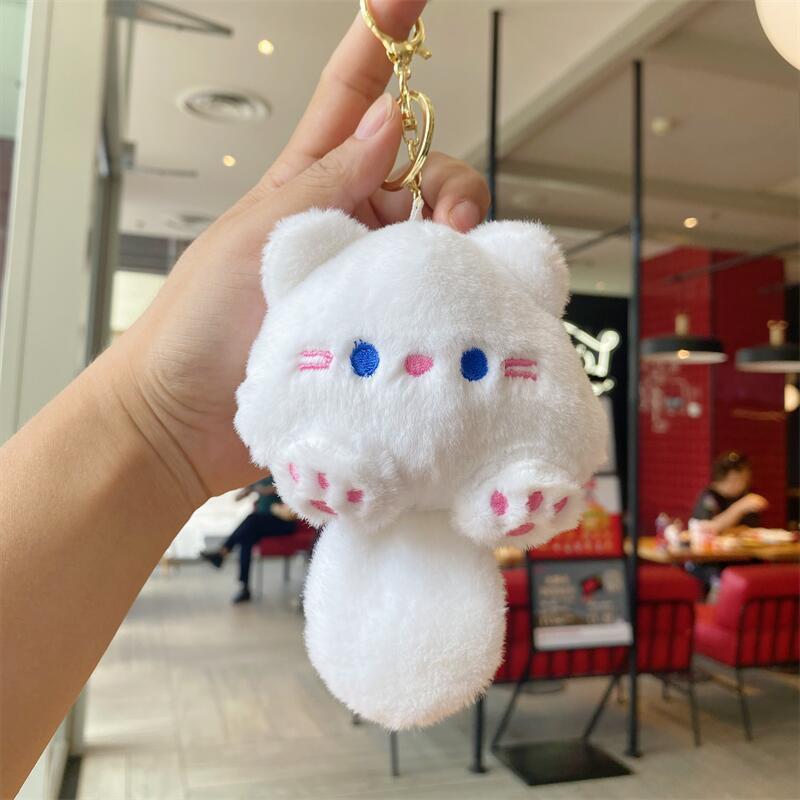 

Вау Туантуан Генки Мяу Хвост Пищит Плюшевая Игрушка Кукла Чучело Животное Подвеска with Bead Chain