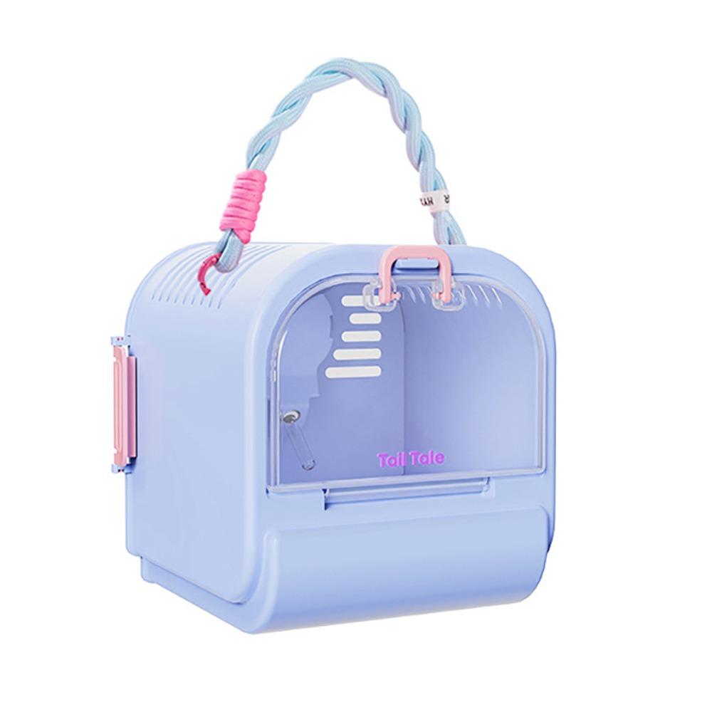 Velký prostor Křeček Přepravka Klec Prodyšná Malé zvíře Větraná Klec Křeček Přepravní pouzdro Křeček