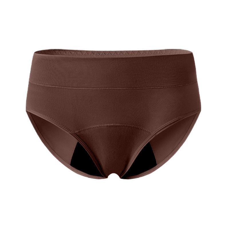 Ademende Menstruatieonderbroeken met Hoge Taille voor Plus Size met Absorberend Kruisje