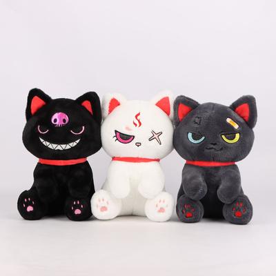 Creative New Halloween Pirate Cat Plush Doll Halloween Surrounding Plush Toys Dark Wind Pillow