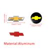 DNPQR1 18mm Aluminum Car Key Badge Emblem Replacement Car Key Stickers For Chevrolet Cruz Mai Rui Bao Cobalt Impala Onix SS EUV Trax