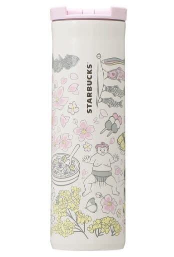 Starbucks Been There Series Stainless Steel Bottle JAPAN Spring 473ml Sakura