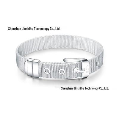 Braccialetto Trendy in Argento per Coppia - Gioielli di Moda Giapponesi e Coreani Popolari