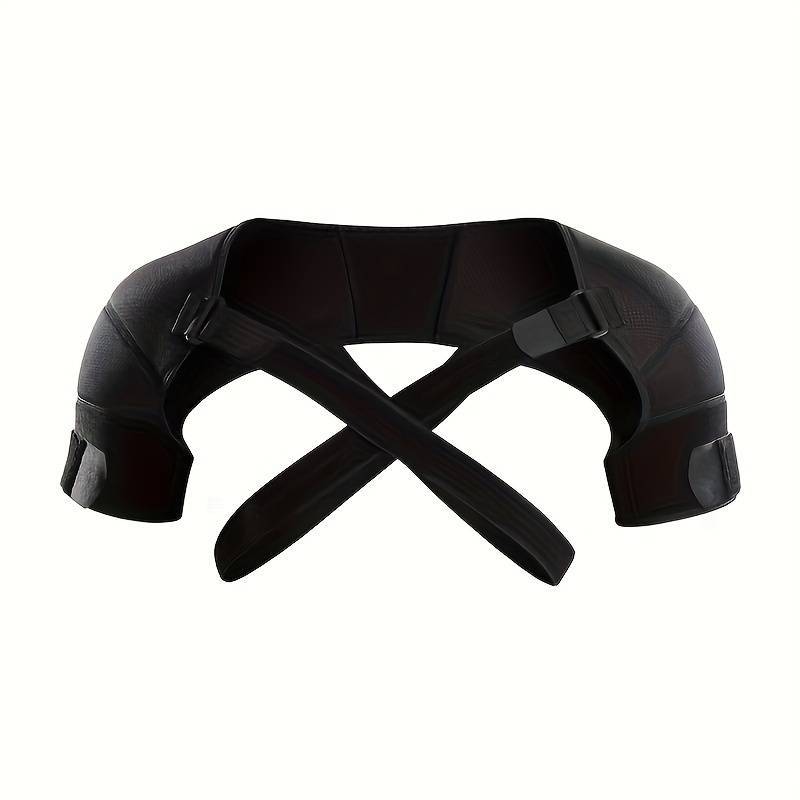 

Спортивный двойной плечевой ремень, двусторонний регулируемый, компрессионный баскетбольный спортивный ремень, ремень от сутулости, перекрестный плечевой ремень L/XL