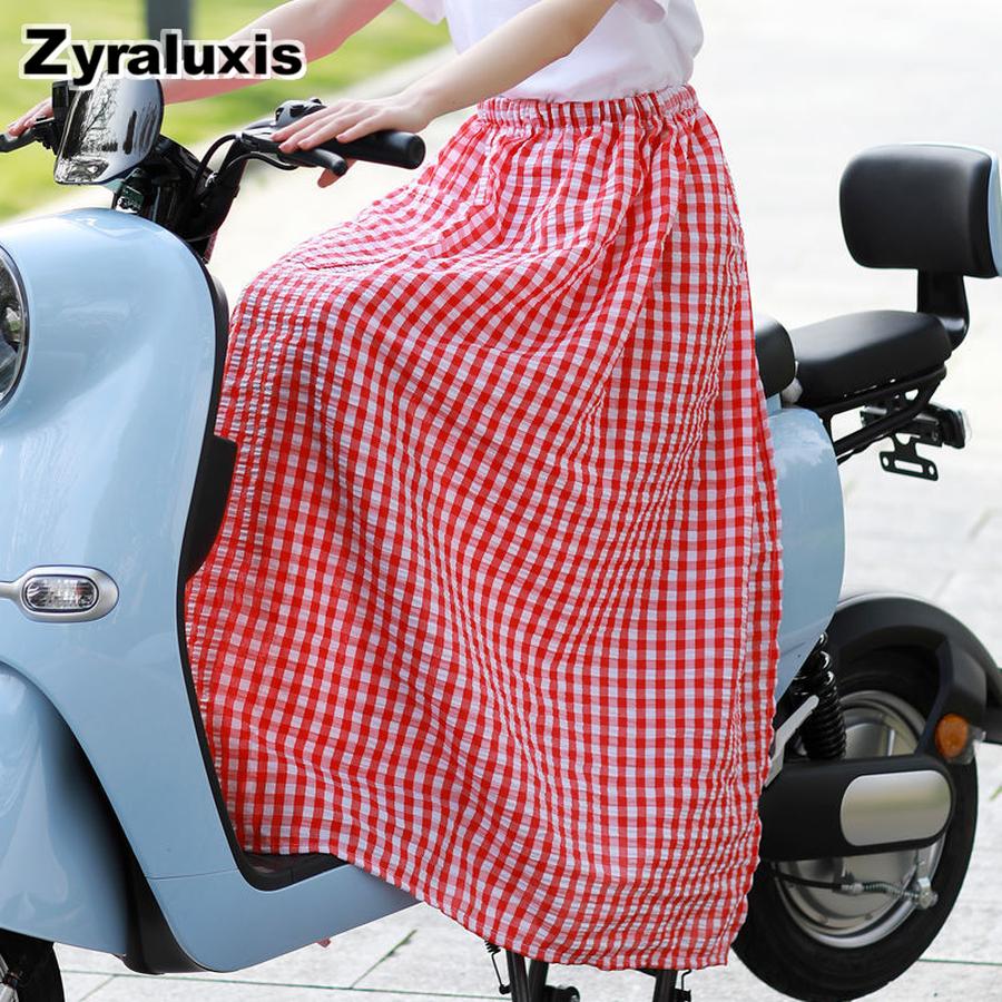 Electric Vehicle Windscreen Cover Summer Half-Body Skirt Leg Protection Motorcycle Battery Scooter Sunshade Dress Versatile Commuting
