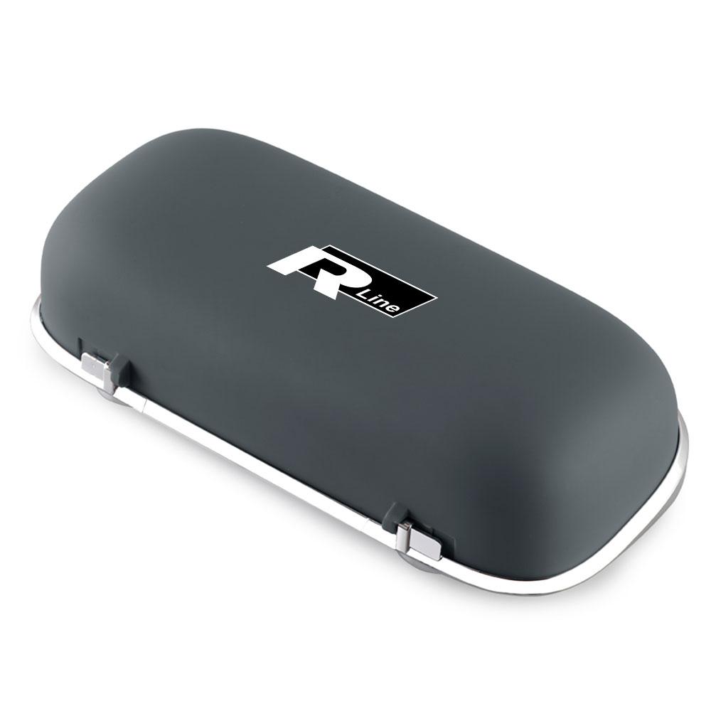 T301pcs Car Visor Sunglasses Glasses Holder Clip Box Accessories Valve Cap For Volkswagen MK6 Golf Rline GTI Touareg GTD CADDY Bora