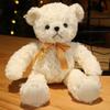 Kawaii Hug Sweater Teddy Bear Plush Dolls Lovely Bear with Clothes Holding Heart Pillow Nice Wedding Valentine 'S Gifts