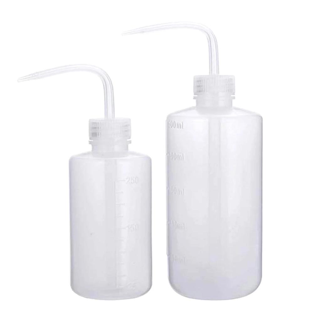 250ml/500ml Tattoo Diffuser Squeezes Bottle White Plastic Soap Washing Cleaning Lab Squeezes Bottles for Chemistry Industry