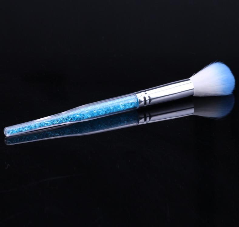Diamond Long Handle Nail & Blush Brush for Cleaning and Dusting.