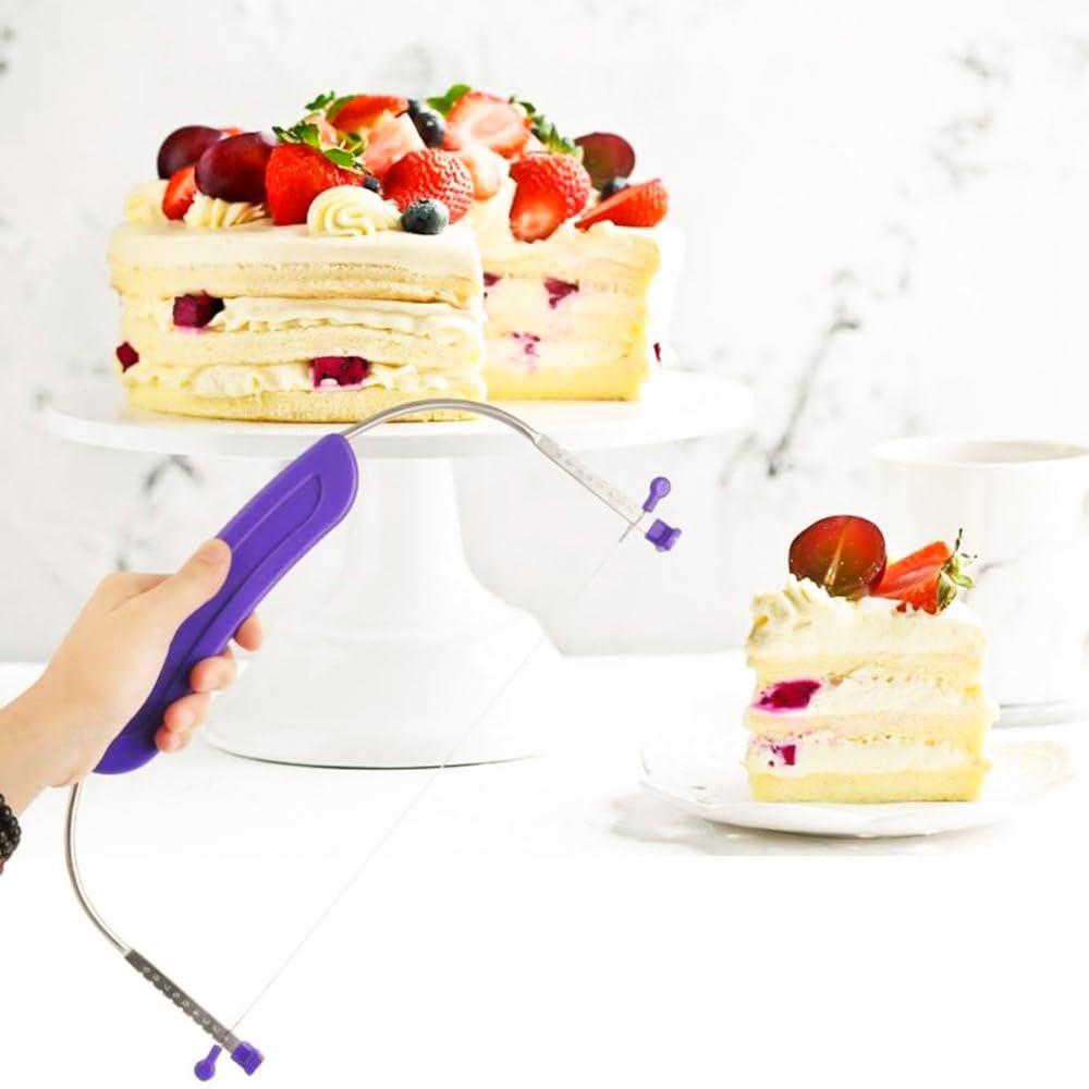 1Pc Stainless Steel Cake Bread Toast Single Line Cutter, Cake Baking Single Line Slicing Uten