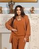 Ensemble 3 Pièces Automne Moyen-Orient 2024: Chemise à manches longues, Gilet et Pantalon pour le trajet domicile-travail.