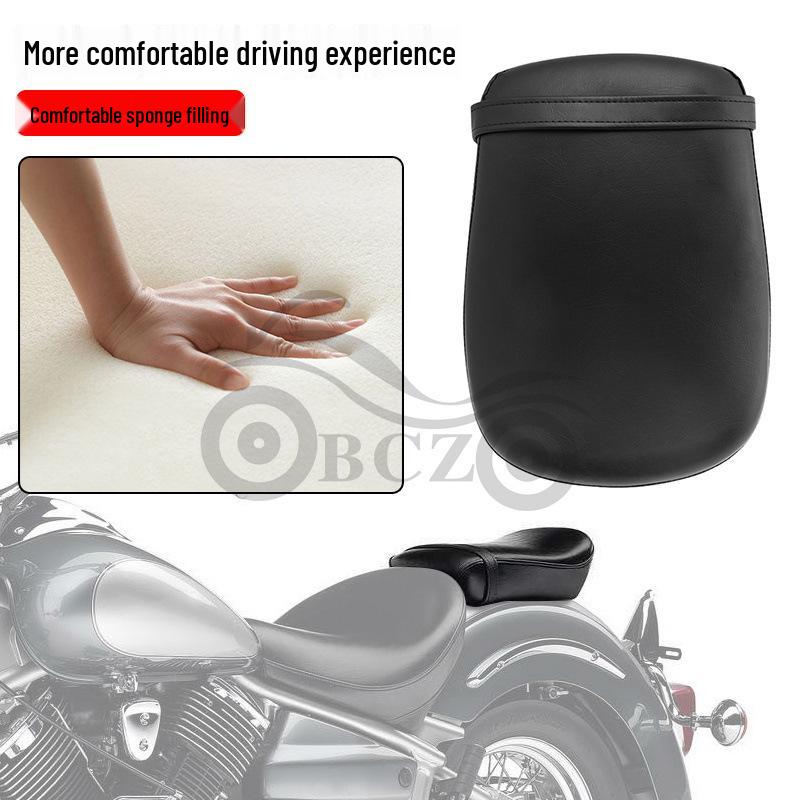 Yamaha Vstar XVS 1100 Rear Seat Cushion Bag (1999-2011), Black