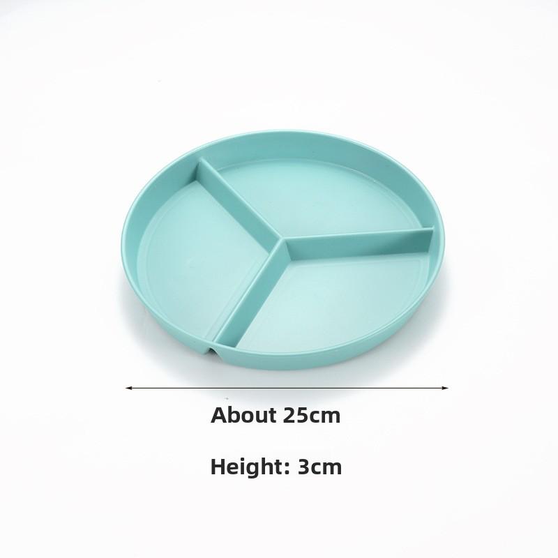 Home Use Children's Stylish Round Portion-Controlled Meal Plate