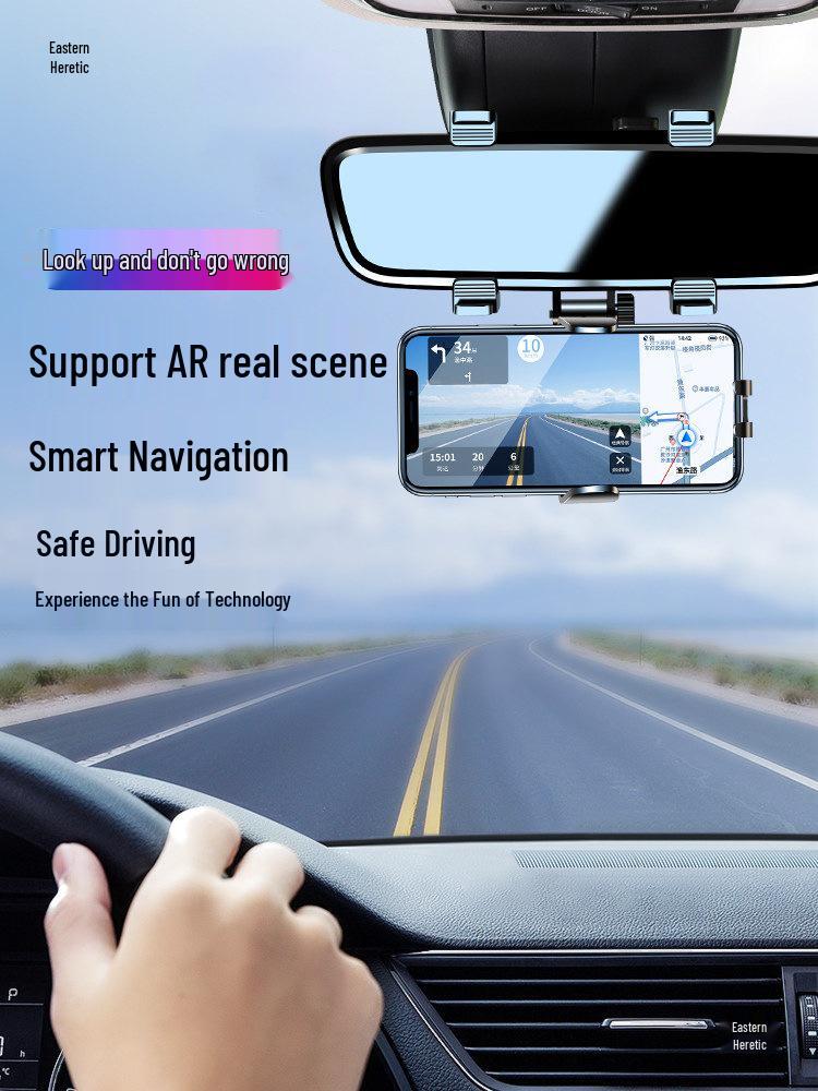 2025 AR Navigation Phone Mount & Rearview Mirror Recorder Clip