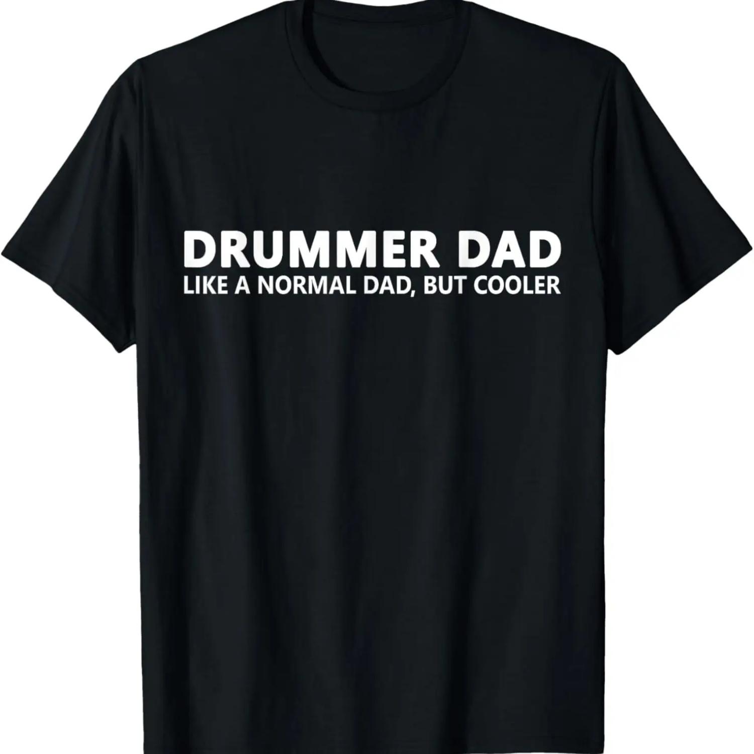 

Funny Drummer Dad Drummer Dad T-Shirt XXXXXL чорний