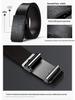 Platinumstone Men's Genuine Leather Belt - Automatic Buckle, Business Casual, in Stock.