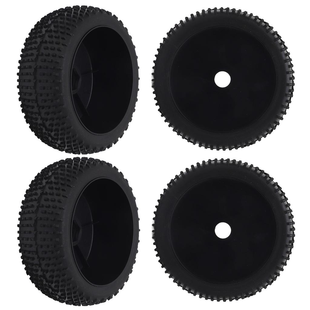 4Pcs RC Car Tire 112 mm Diameter Rubber Tire Plastic Hub Universal RC Car Wheel Tire for 1 8 Models
