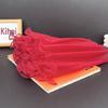 Korean Pearl Ruffle Gauze Floral Bouquet Wrapping Material - Pleated Mesh Wave Gauze