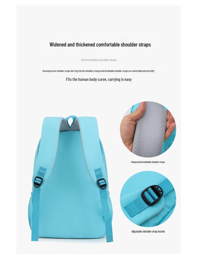 Lightweight Custom Backpack for Students: Elementary to High School, Large Capacity & Casual Design