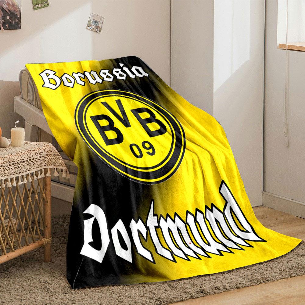 Borussia Dortmund BVB Logo Blanket print blanket soft and cozy perfect for the living room bed sofa or a nap,gift