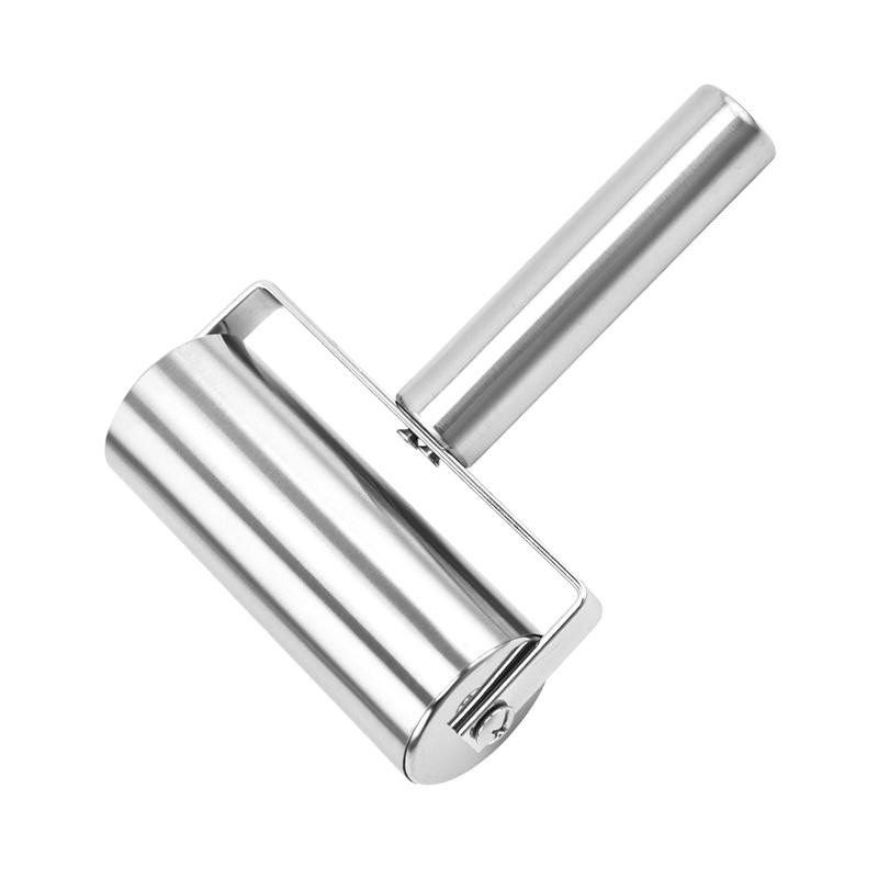 1Pcs Stainless Steel Double Head Rolling Pin Non-stick Dough Pastry Roller Kitchen Dumplings Machine Noodles Outdoor Tableware