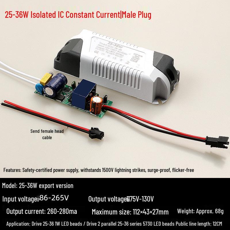 External 3W/5W LED Driver Power Supply for Ceiling and Spotlight Downlights