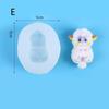 Cute Sheep Silicone Candle Mold With Bow Sitting Sheep Cute Design Diy Suitable Handmade Crafts Candles Plaster Soap Home Decor